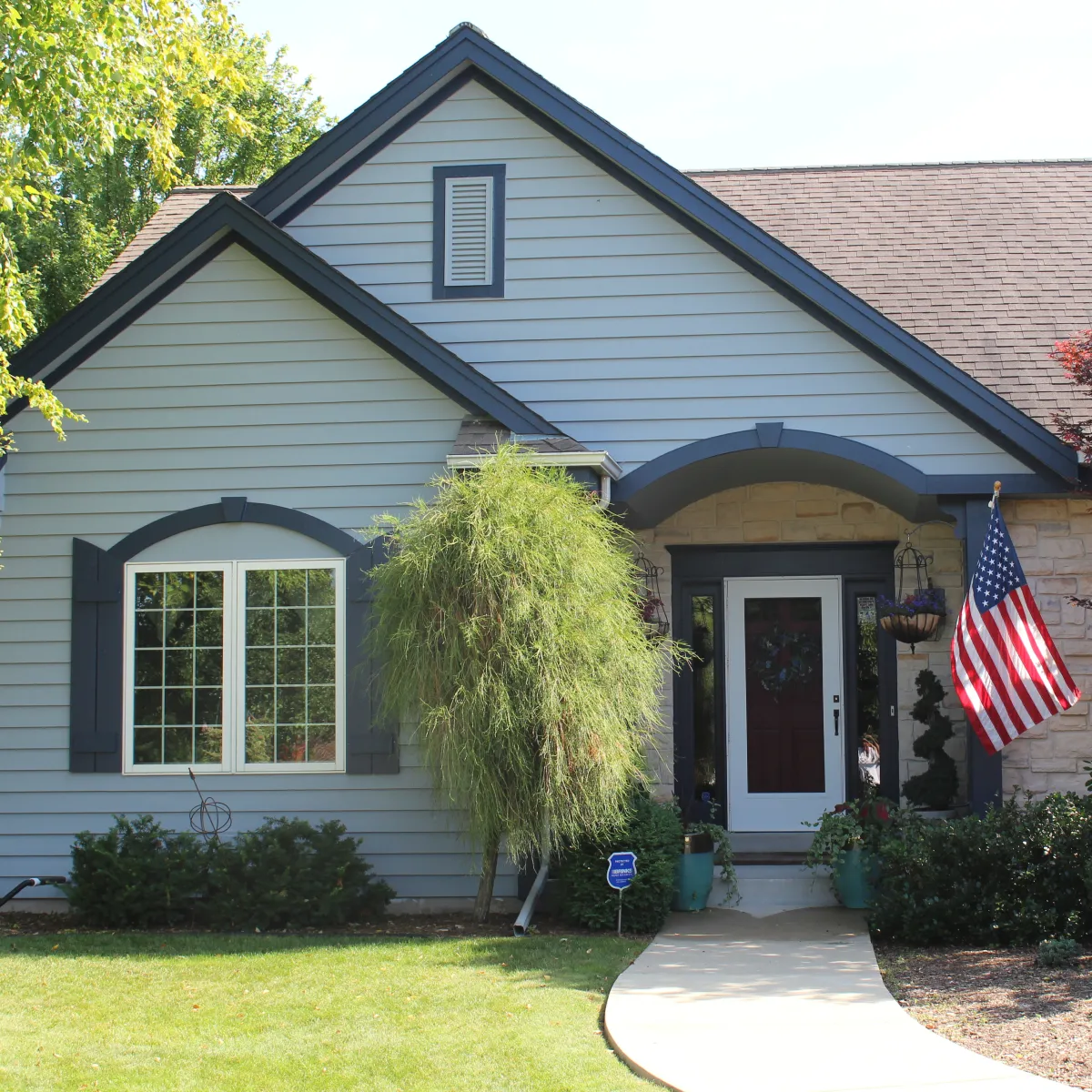 Milwaukee area home exterior with fresh paint