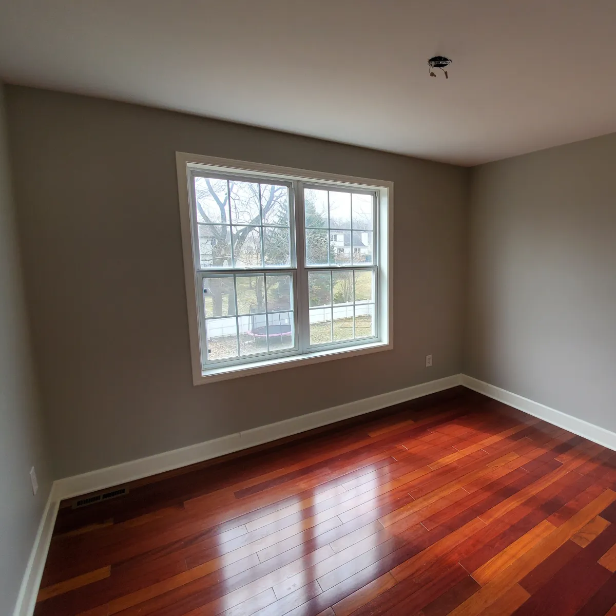After shot of newly painted bedroom in Milwaukee area