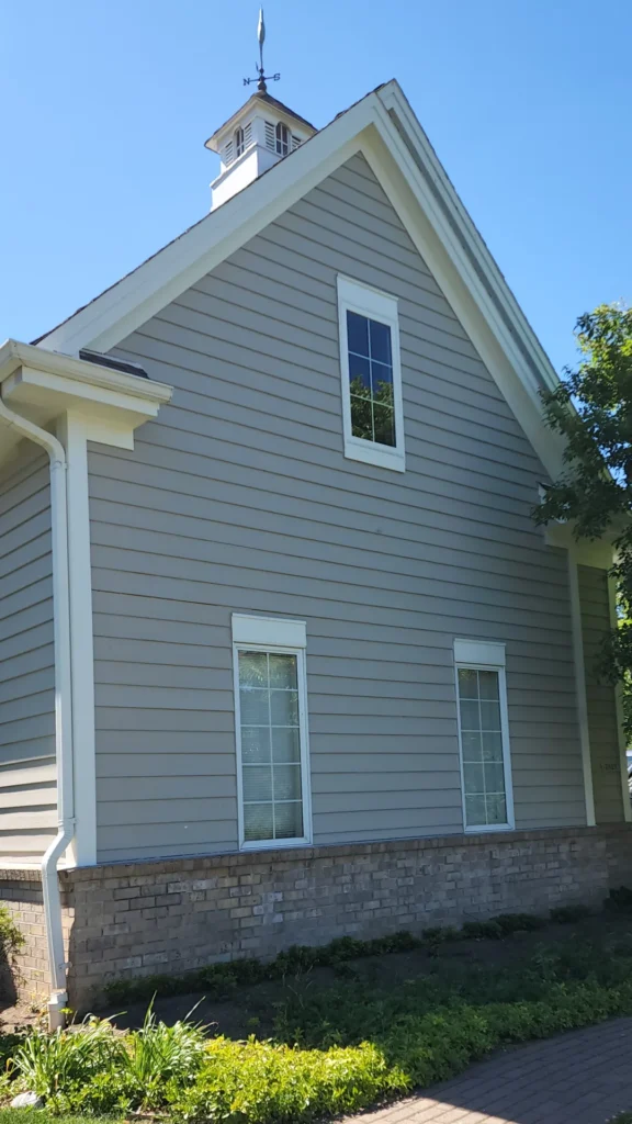 Painted siding for a home